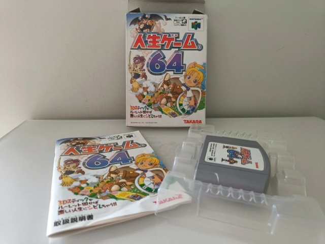 Vends Lot Nintendo 64 JAP Console + jeux (tout en boite) Jinsei10