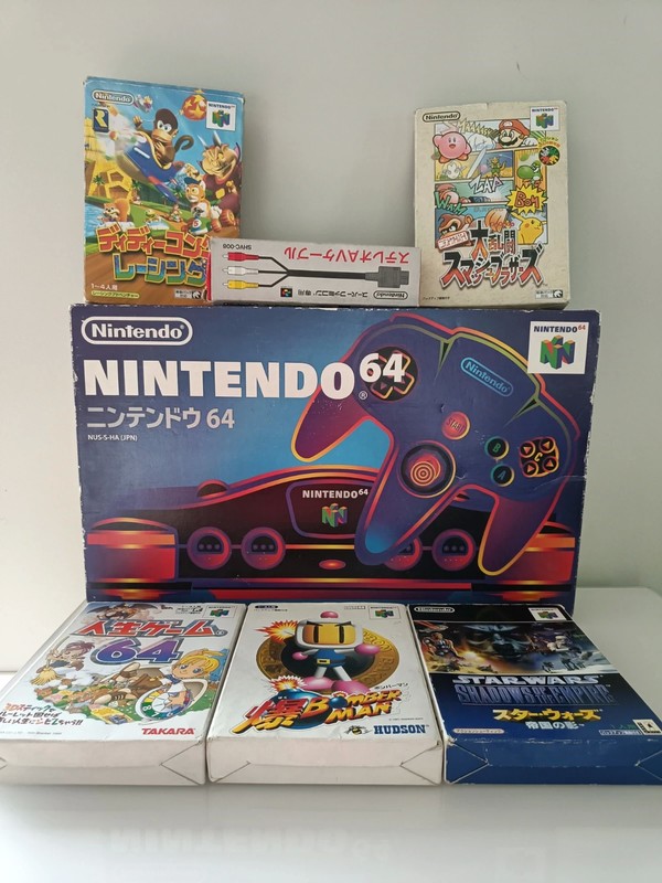 Vends Lot Nintendo 64 JAP Console + jeux (tout en boite) Lot_n610