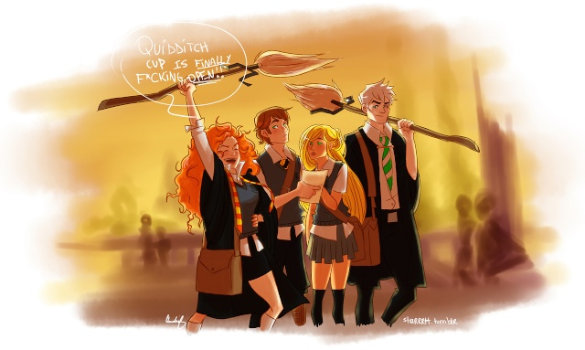 (Fan art) Merida, Rapunzel, Jack et Hiccup - The Big Four - Page 3 Tumblr27