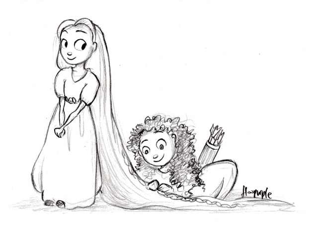 (Fan art) Merida, Rapunzel, Jack et Hiccup - The Big Four - Page 20 Tumblr86
