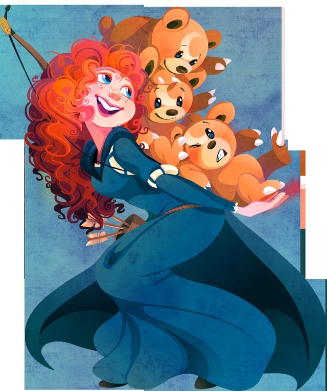 (Fan art) Merida, Rapunzel, Jack et Hiccup - The Big Four - Page 20 Tumblr90