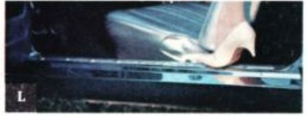 (81) Accessoire: Seuil de porte chromé pour Mustang 1968 68ford17