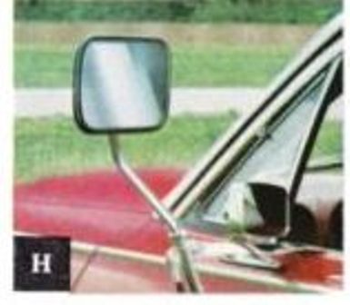 (107) Accessoire: Rétroviseur pour remorque pour Mustang 1968 68ford76