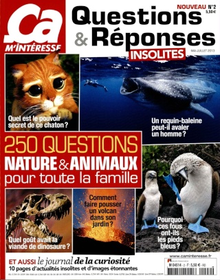 [Revue - Magazine] ça m'intéresse - Questions & réponses N°2 (Mai-Juillet 2013) : 250 questions Nature & animaux Aa_m_i10