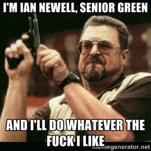 Senior Greens getting ready for the war Newell11