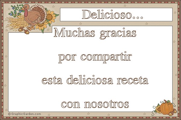 Gracias por tu receta 2110