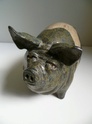 Realistic glazed stoneware pig figure seal mark to underside...any ideas? P1160112