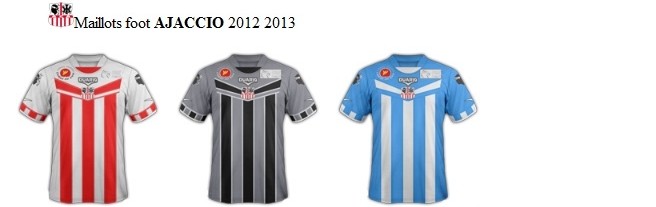 Les nouveaux maillots - saison 2012-2013 Ajacci10