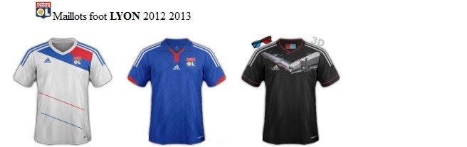 Les nouveaux maillots - saison 2012-2013 Lyon10