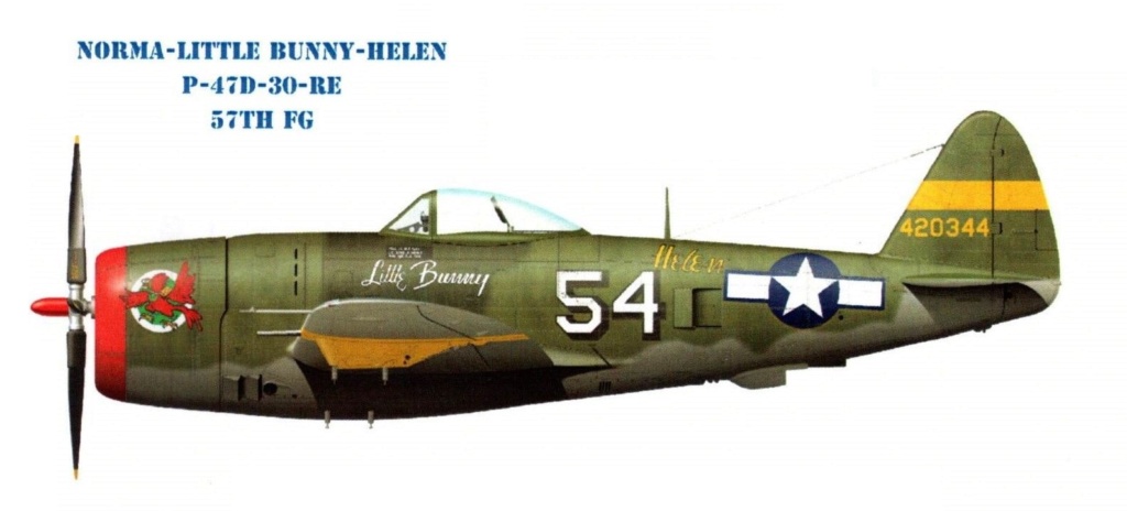 [Academy] 1/72 - Republic P-47D-30 Thunderbolt "Bubbletop"  - USAF 57th FG - Terrain : Alto (Haute-Corse) 1944 P-47d_10
