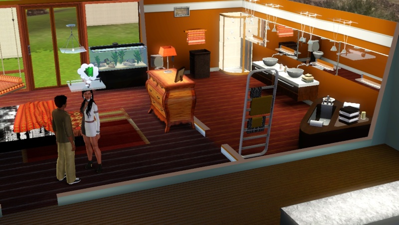 Interior decorating ~ Here's a couple of my Sims townhouse in Bridgeport Screen53