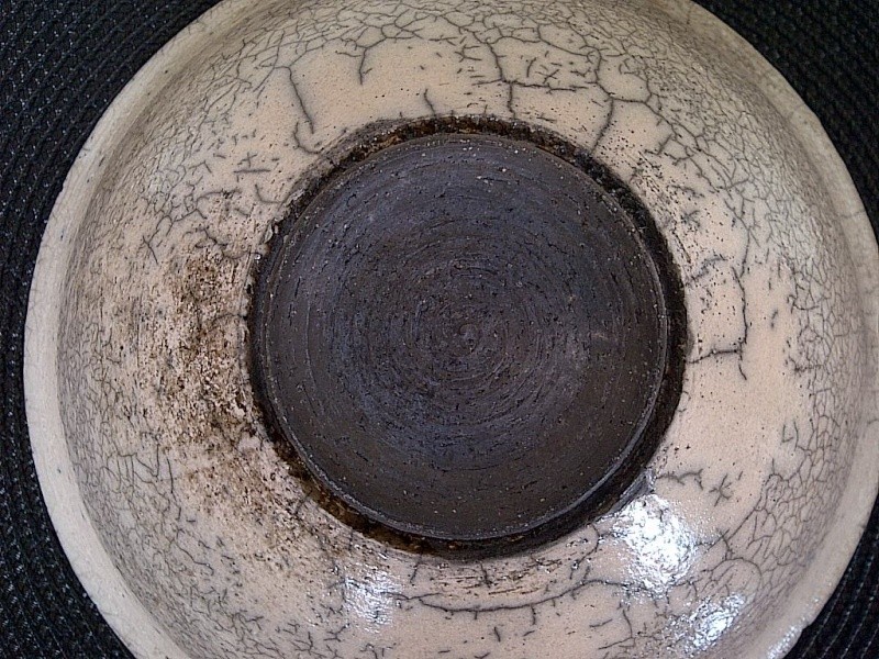 Id help please? very delighted to have found this raku bowl today :)   Img-2060