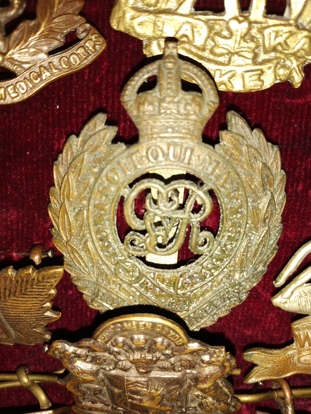 Les insignes du Royal Engineers 16392412