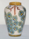 Lovely peacock vase - Probably Italian maiolica  Dsc_8315
