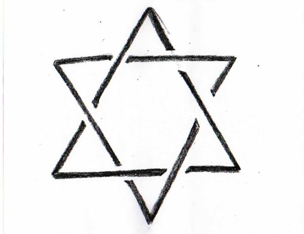  bouclier de David/sceau de Salomon/rune Hagalaz Grade_10