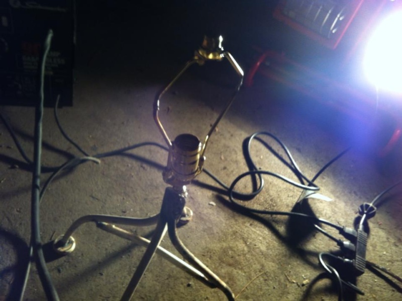Custom lamp made from a chair. Image_20