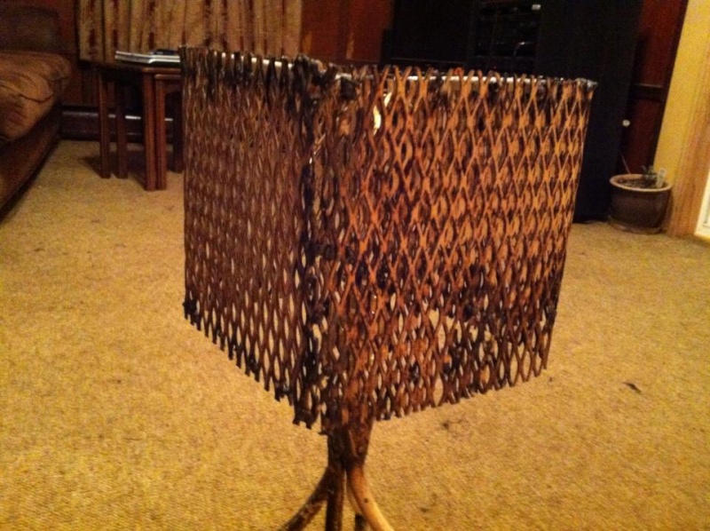 Custom lamp made from a chair. Image_23