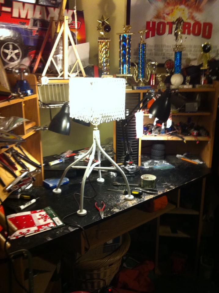 Custom lamp made from a chair. Image_27