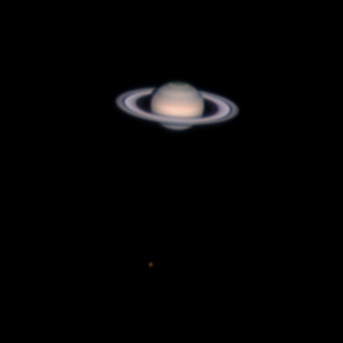 A pale orange dot.... Saturn10