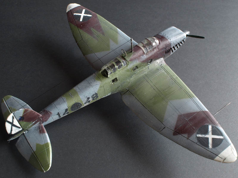Heinkel 70 de Machtbox échelle 1/72 Guerre d'Espagne H-03810