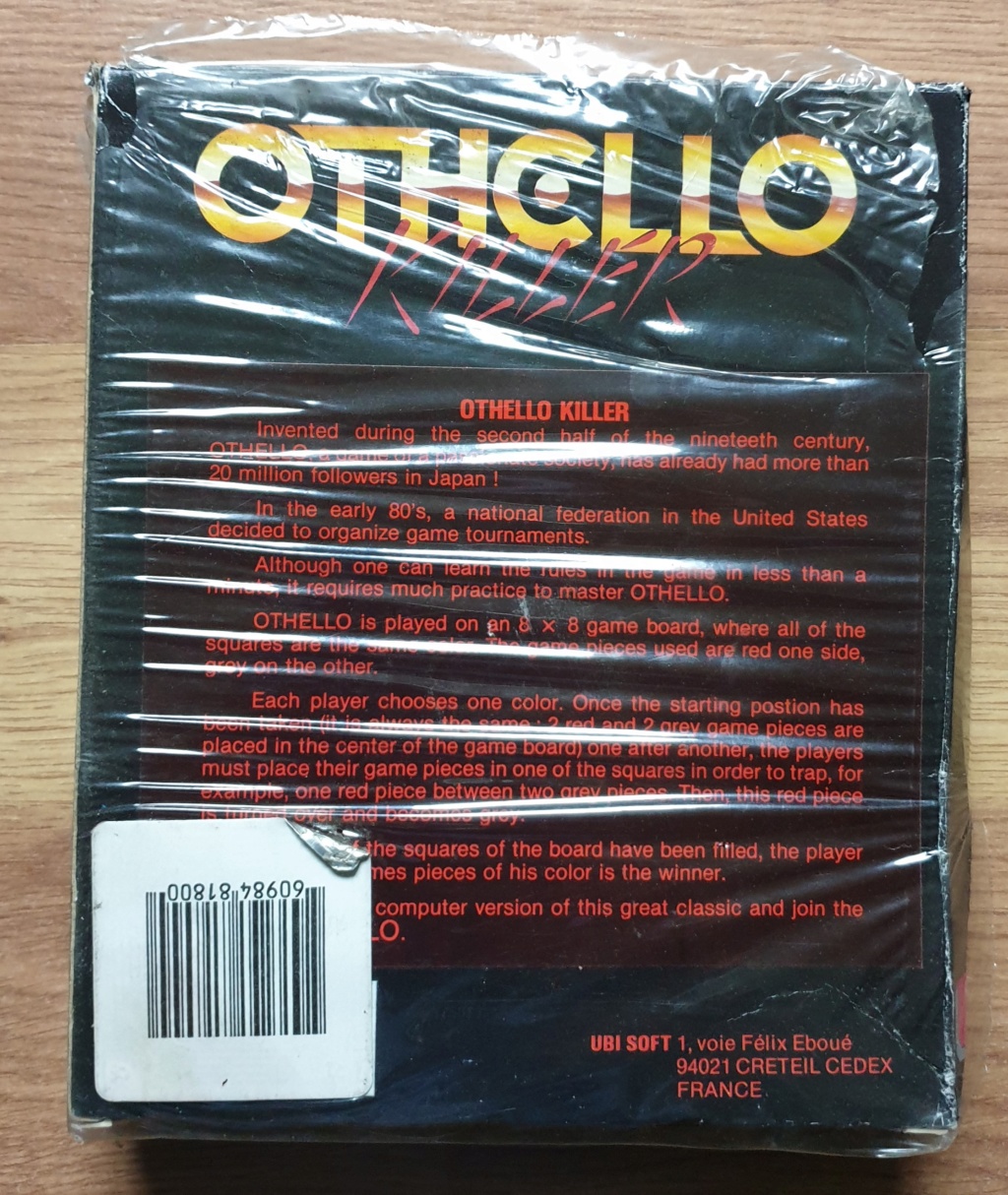 ESTIMATION OTHELLO KILLER UBI SOFT AMIGA 20191212