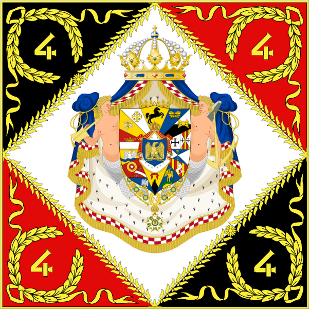 4ème régiment d’infanterie légère Napolitaine. -drape13