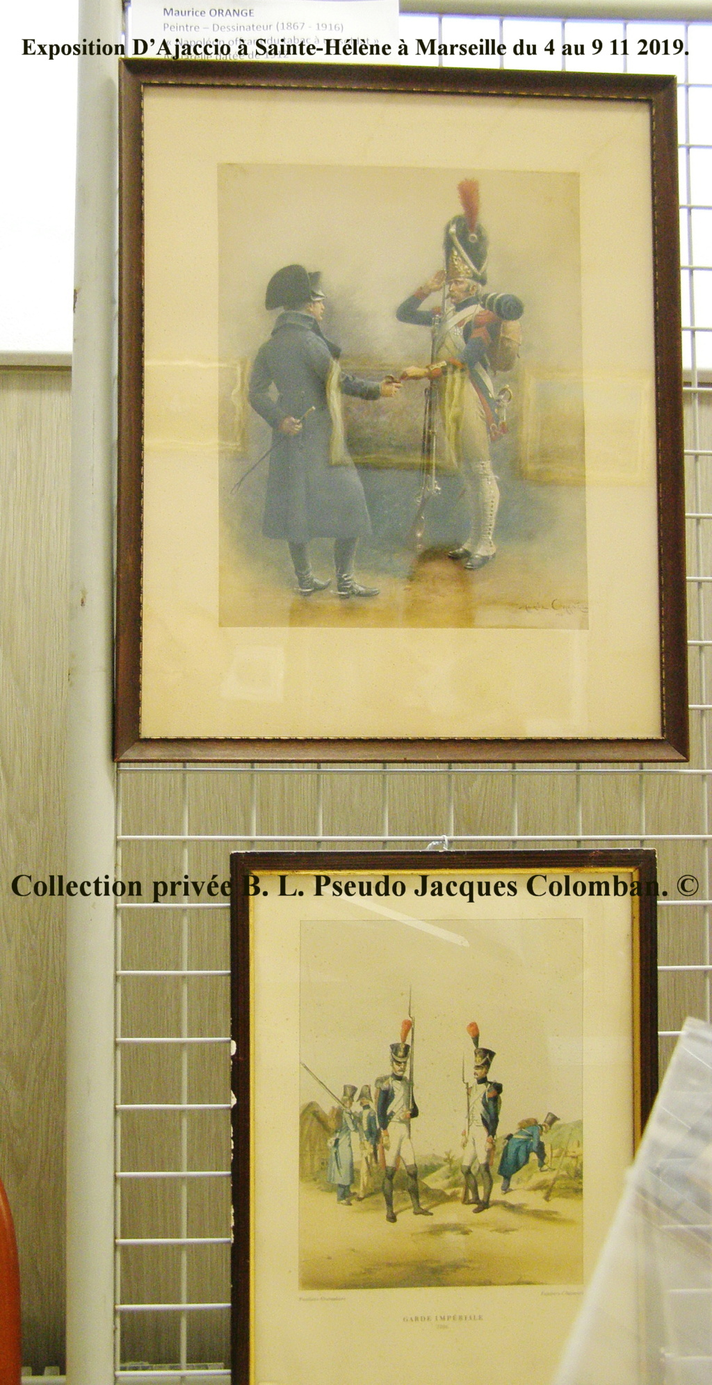 Exposition D’Ajaccio à Sainte-Hélène à Marseille. 610