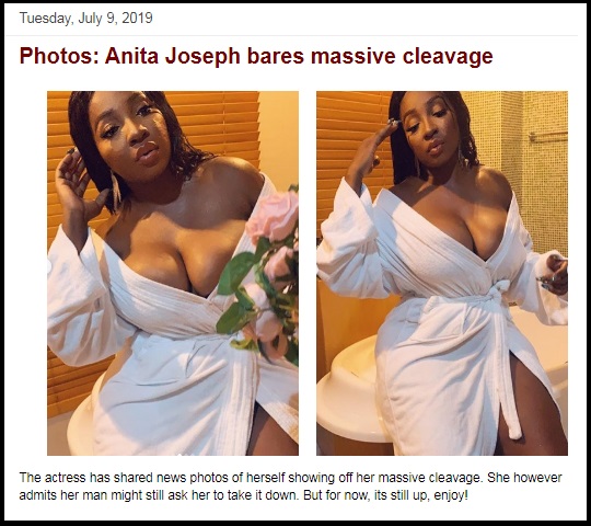 Scammer With Photos Of Actress Anita Joseph 10169