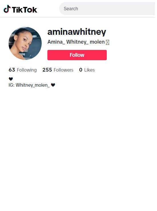 Scammer With Photos of Amina Whitney aka Whitney Molen Amina 111079