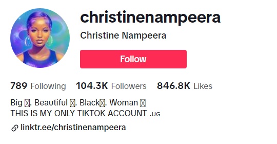 Scammer With Photos of Christine Nampeera 221002