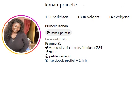 Scammer With Photos Of Prunelle Konan konan_prunelle 22897