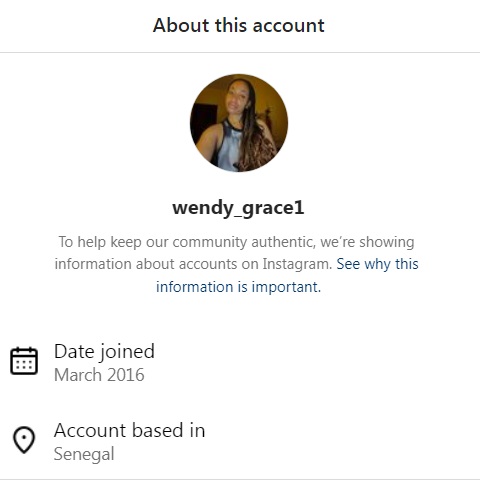 Scammer With Photos of Wendy Grace 321039