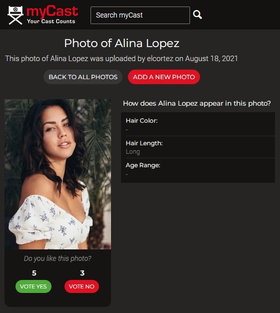 Scammer With Photos of Alina Lopez 60311