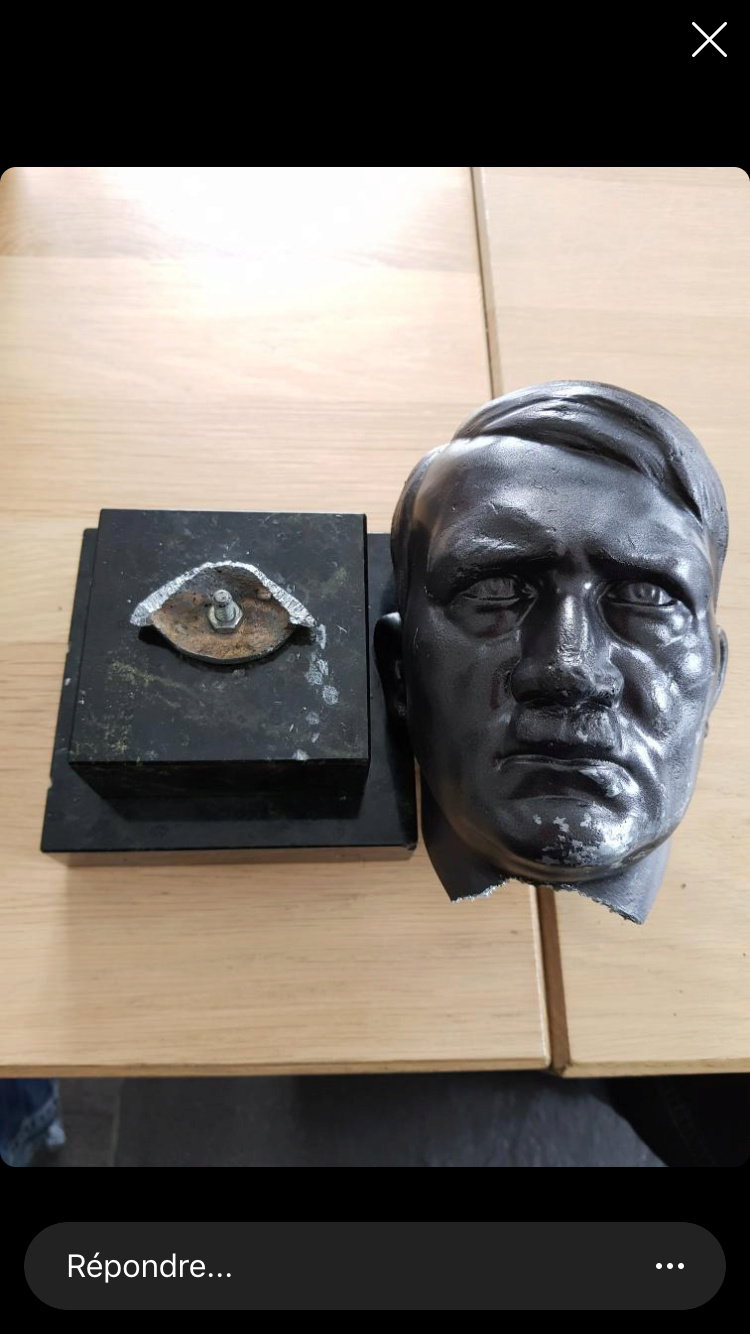 Buste Adolf Hitler AUTHENTIFICATION A2422110