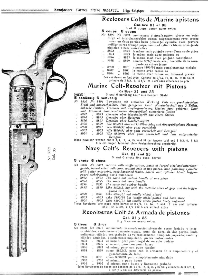 Réplique 'Colt 1851 Nickelé Cal .36'  N° 7 !!! Prototype  - Photos - - Page 2 Masere10