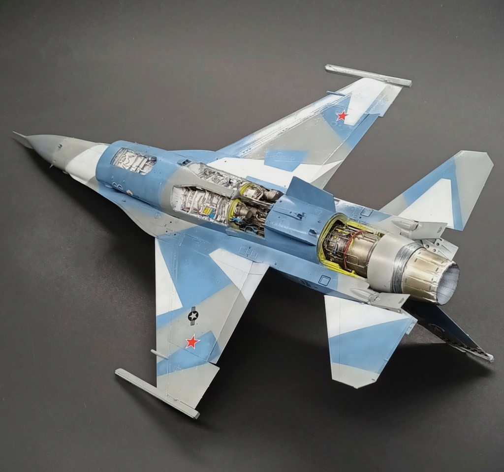 [Kinetic] 1/48  - McDonnell F/A-18A+ Hornet- VFC 12   / Double  [Tamiya] General Dynamics F-16C Fighting Falcon - 64th AGRS  1/48  - Aggressor - Page 4 20240220