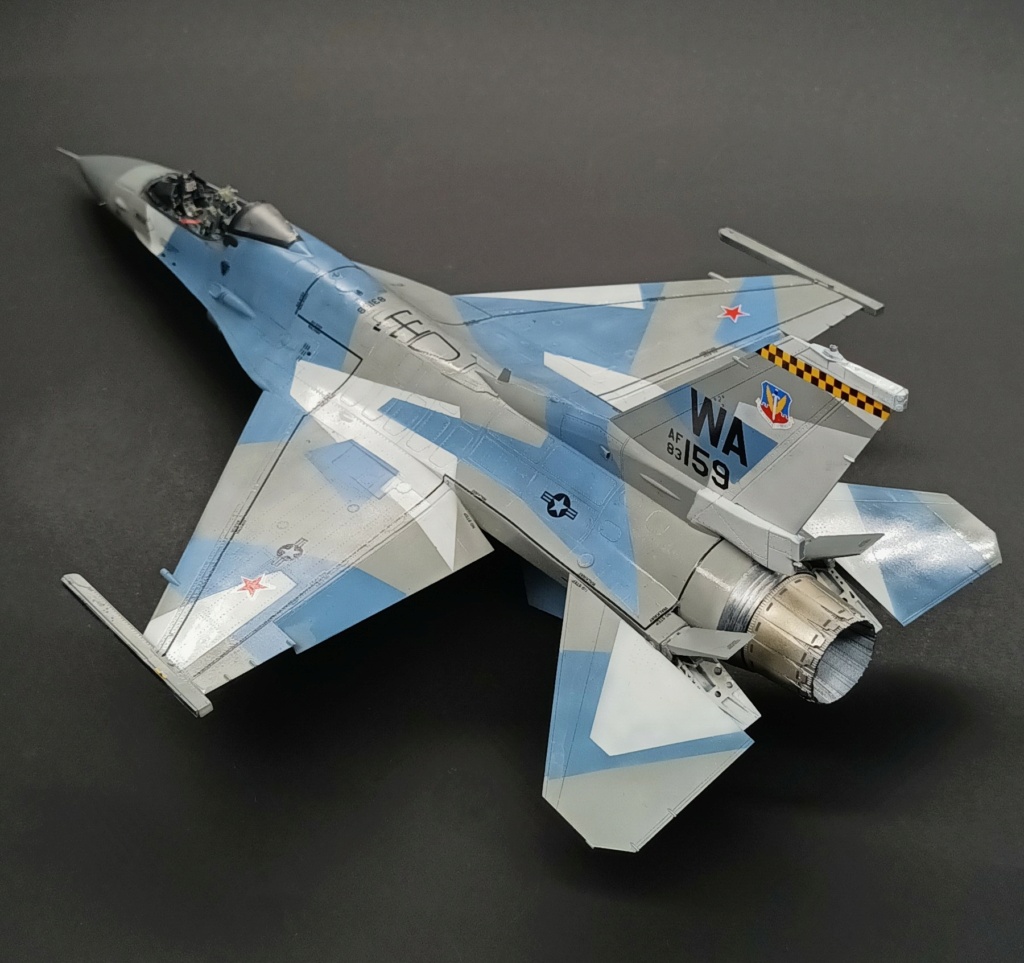 [Kinetic] 1/48  - McDonnell F/A-18A+ Hornet- VFC 12   / Double  [Tamiya] General Dynamics F-16C Fighting Falcon - 64th AGRS  1/48  - Aggressor - Page 4 20240221