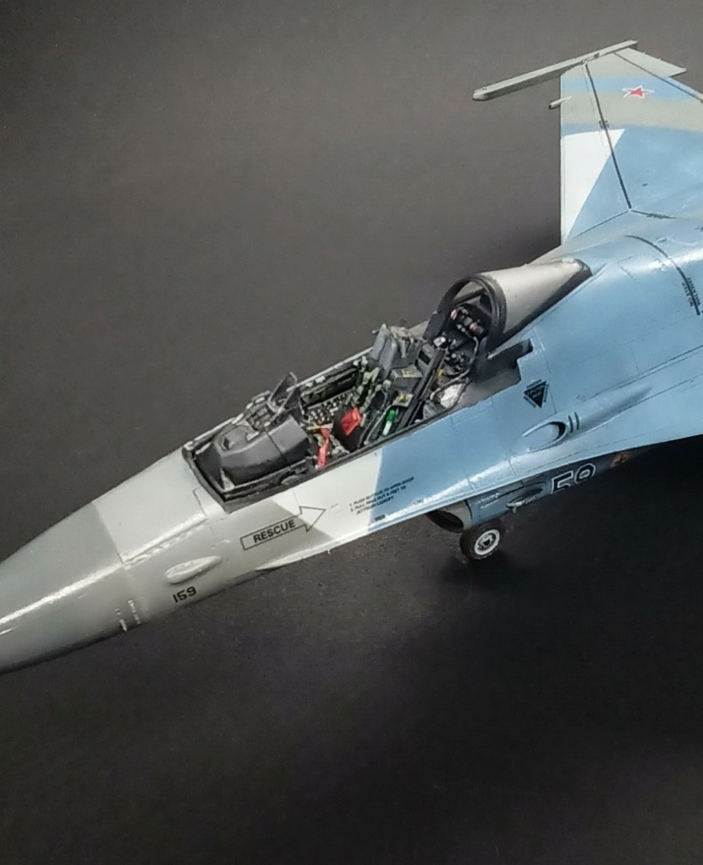 [Kinetic] 1/48  - McDonnell F/A-18A+ Hornet- VFC 12   / Double  [Tamiya] General Dynamics F-16C Fighting Falcon - 64th AGRS  1/48  - Aggressor - Page 4 20240223