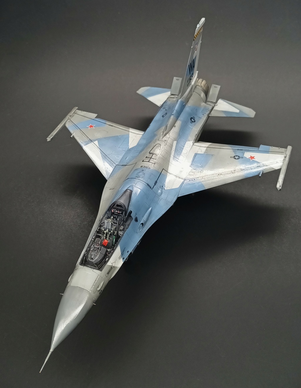 [Kinetic] 1/48  - McDonnell F/A-18A+ Hornet- VFC 12   / Double  [Tamiya] General Dynamics F-16C Fighting Falcon - 64th AGRS  1/48  - Aggressor - Page 4 20240226