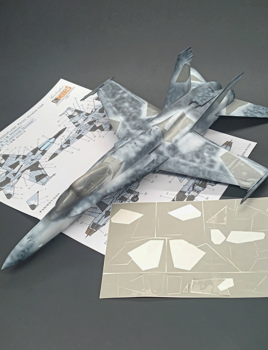 [Kinetic] 1/48  - McDonnell F/A-18A+ Hornet- VFC 12   / Double  [Tamiya] General Dynamics F-16C Fighting Falcon - 64th AGRS  1/48  - Aggressor - Page 5 20240318