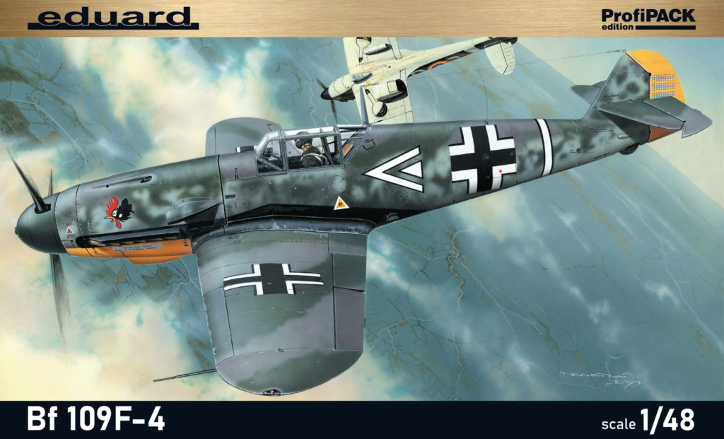 [Eduard Profipack] 1/48 - Messerschmitt Bf 109 F-4/trop, 3./JG 27, North Africa, February 1942  (bf109) 82114-10