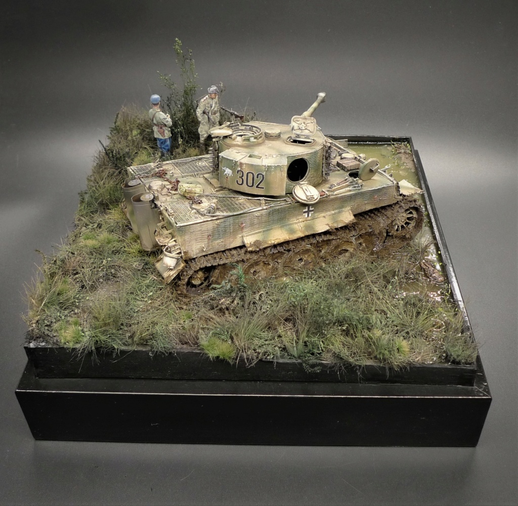  "Болотная охота" - Région de Pskov - Printemps 1944 -Tigre 1 - Dragon - Evolution miniatures - 1:35 L1110028