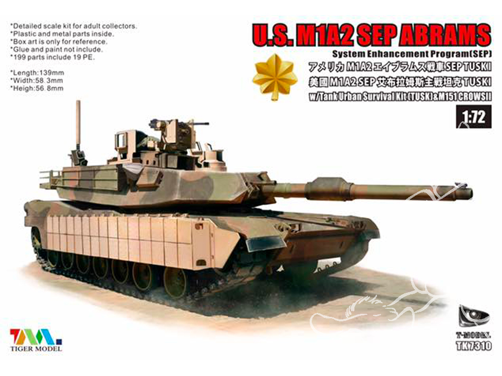 M1A2 SEP Abrams - T-Model- 1:72  T-mode11
