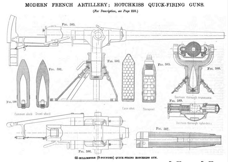 Cuirassé Bretagne - 1916 - [réalisation 3D 1/200°] de Iceman29 - Page 3 Hotchk10