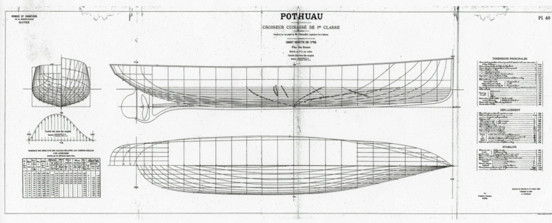 Cuirassé Hoche 1880 [plan AAMM 1/200°] de Deydier Pierre - Page 2 Img01810