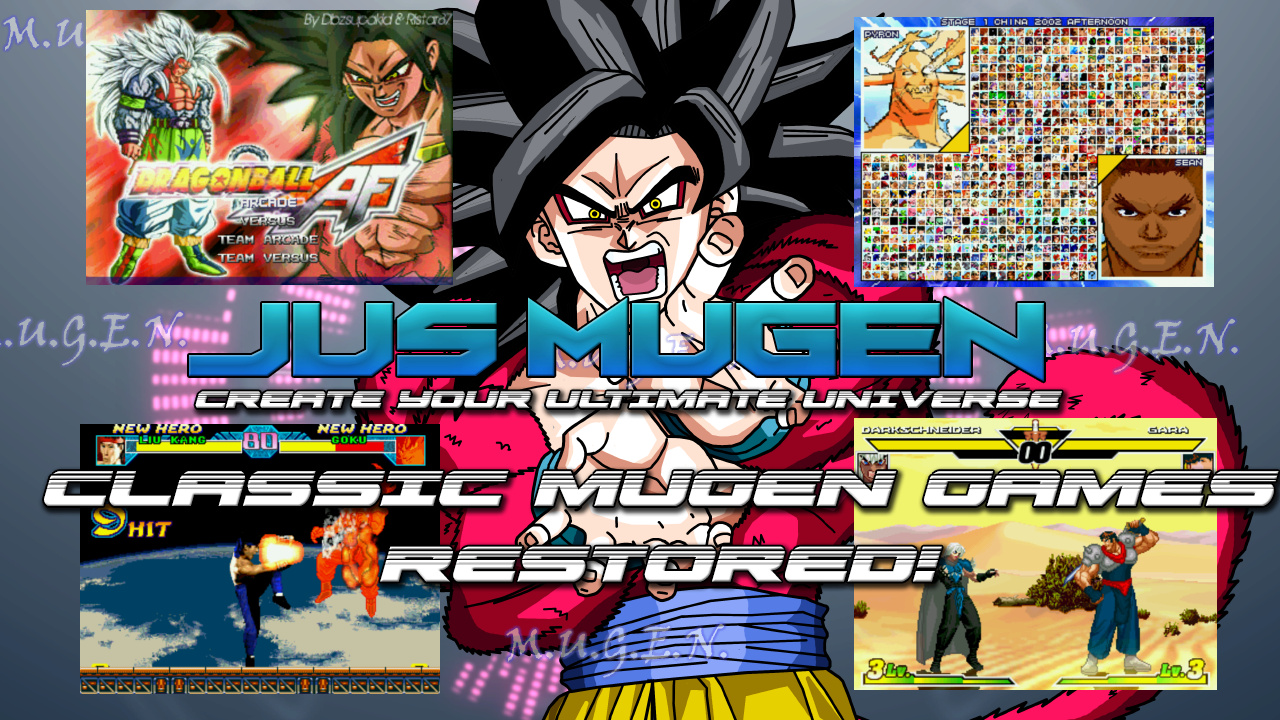 Lost Mugen Fullgames & Fangames Since 2006 Has Been Recovered Jusmug12