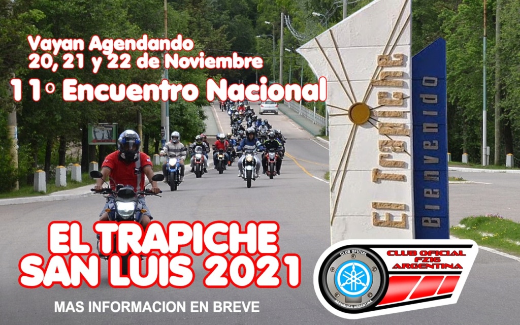 "11° ENCUENTRO NACIONAL DEL CLUB OFICIAL FZ 16 ARGENTINA 2021...!!!!!! Whatsa17