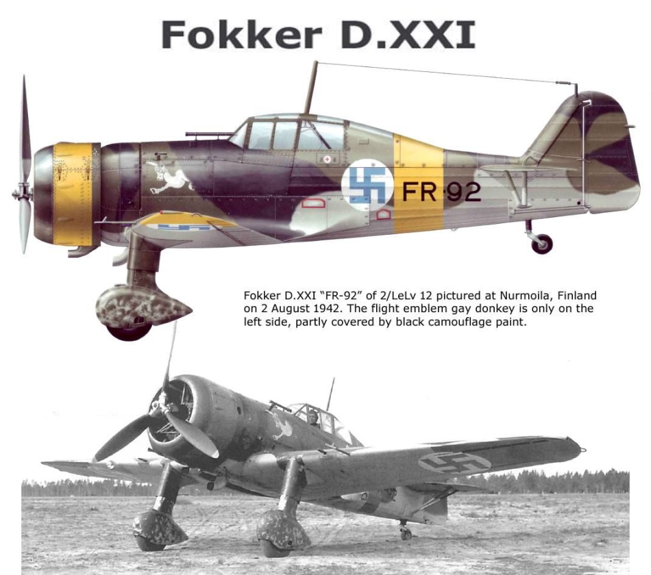 FOKKER D.XXI 0-002912