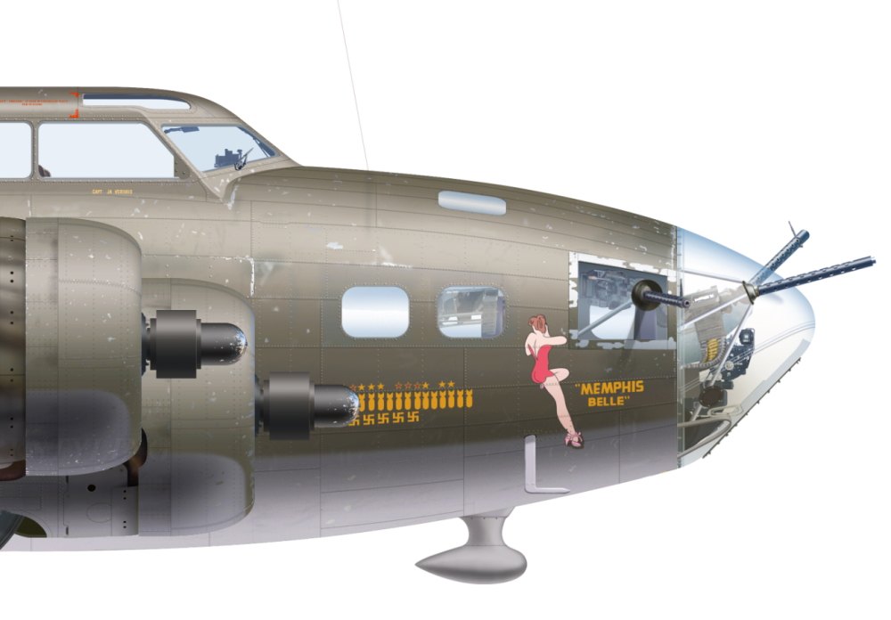 BOEING B-17  FLYING FORTRESS B-17f-14