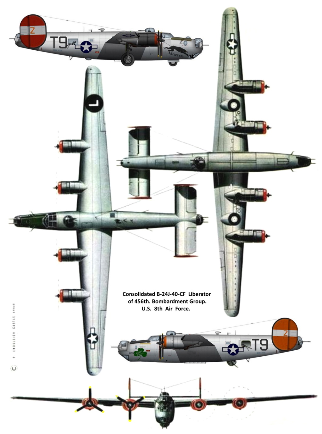 CONSOLIDATED B-24D LIBERATOR  B24j10